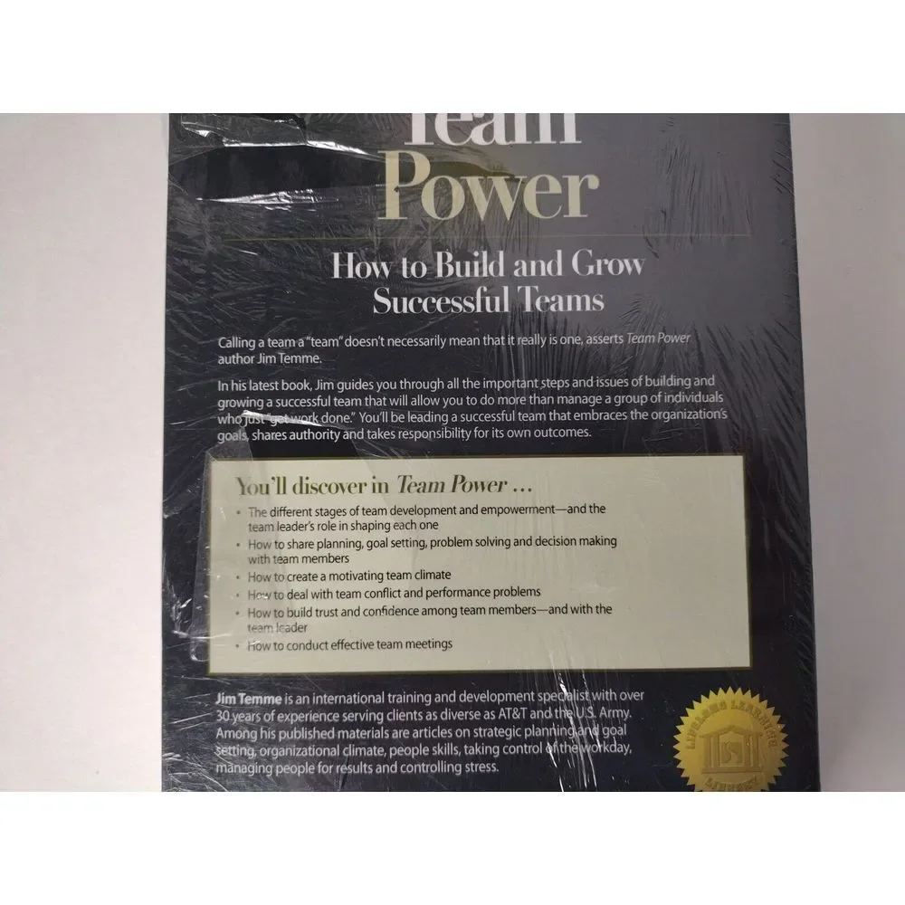 New Sealed Team Power Pack Of 3 Books Leadership, Practical Project Management